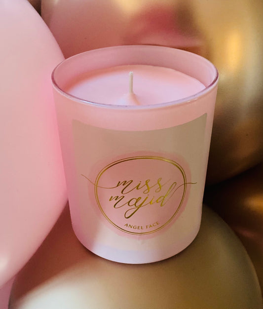 Angel face candle