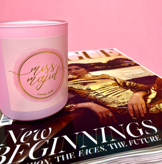 China Girl candle in a Tin