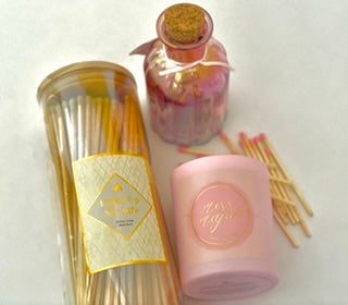 Angel face candle