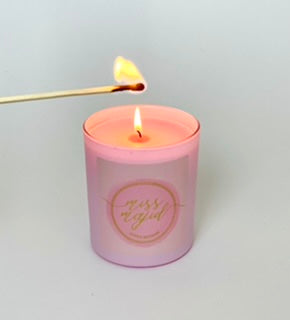 Angel face candle